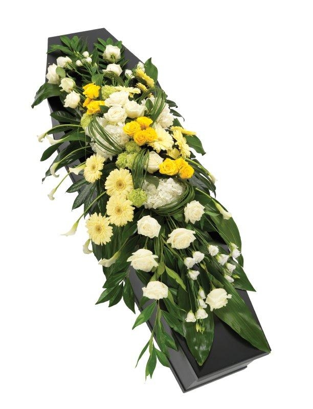 Yellow and White Coffin Spray.